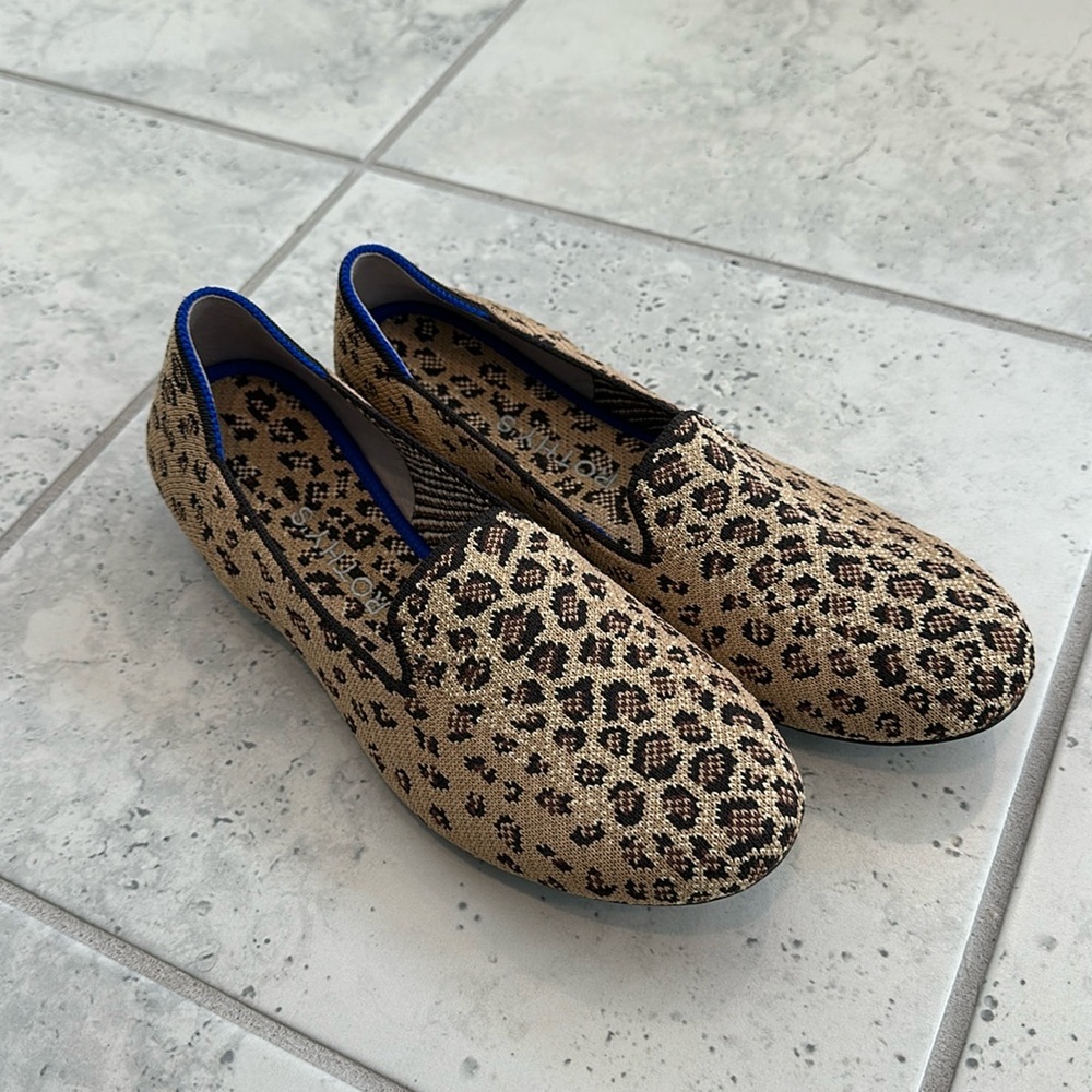 Rothy’s Leopard Print Loafer Size 8